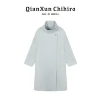 「芬兰雪镜」QXX4DY0918A复古文艺气质宽松中长款上衣毛呢外套大衣