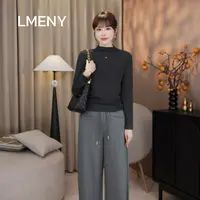 LMENY“万金油打底衫”第2层皮肤~ 设计金属扣烟管领打底衫25CT023