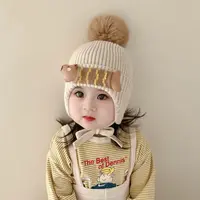 加绒短檐高顶保暖帽休闲加厚圆顶无檐休闲风帽子