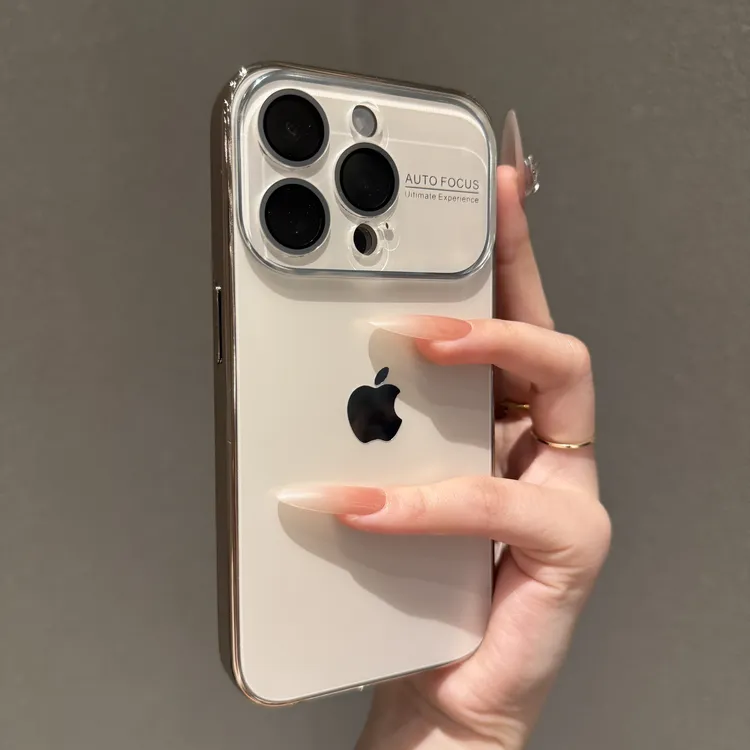 高级电镀大视窗适用苹果16promax手机壳个性iPhone15时尚14创意13