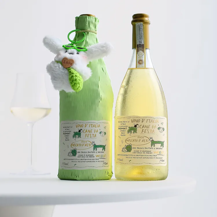 意大利Docg派对狗asti阿斯蒂莫斯卡托甜白葡萄酒甜果酒气泡起泡酒