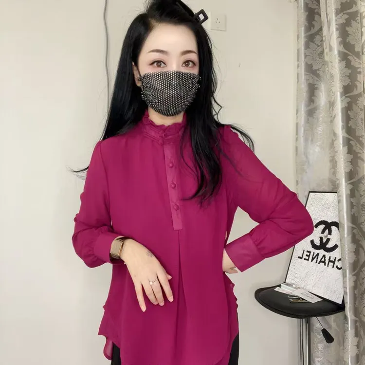 k1808新款时尚潮流百搭女装衬衫