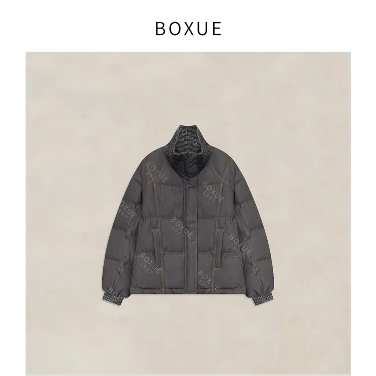 BOXUE“恋歌”2025秋冬高级感90白鸭绒羽绒服外套#251016YR5693