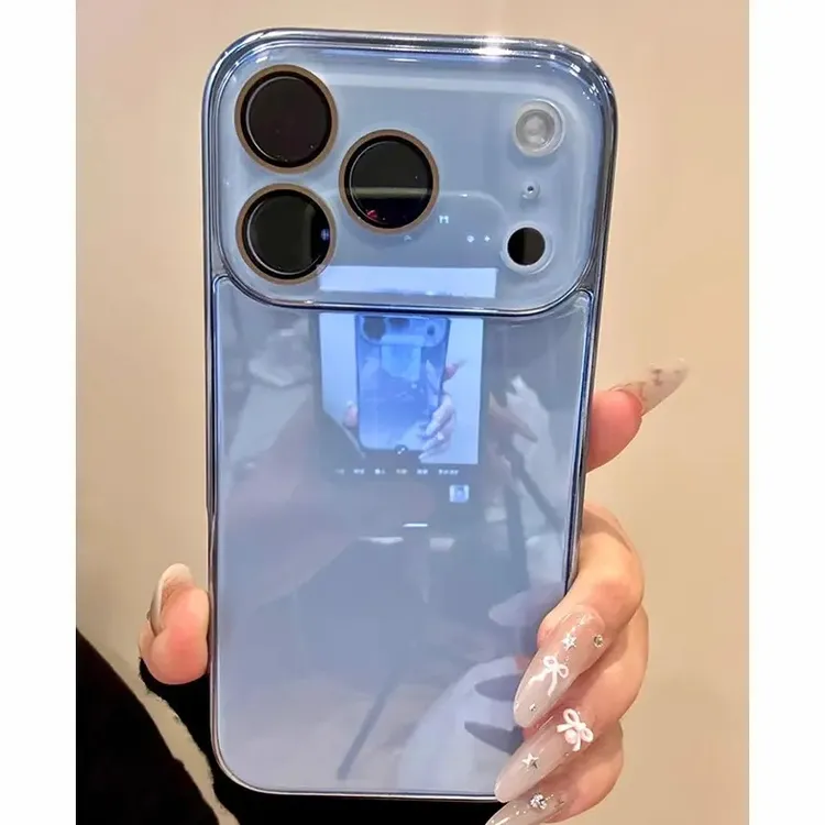 适用iphone17promax新款高级感苹果17pro手机壳ins极简纯色玫瑰金