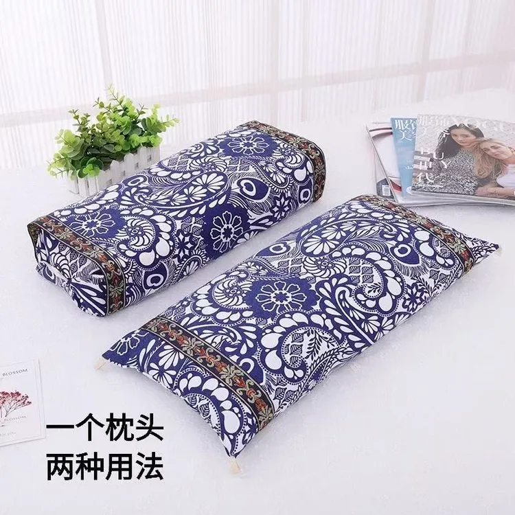 柏壳枕高低可调花草枕柏籽壳6-8CM高 睡眠