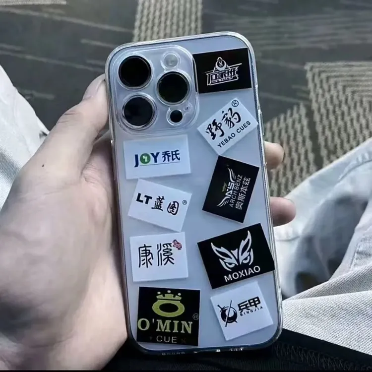 简约台球适用iphone17苹果16手机壳小米OPPO华为VIVO荣耀