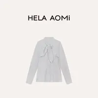HELA AOMI “私服衬衫”莱赛尔绵羊毛混纺收腰版长袖衬衫CY5CN11124