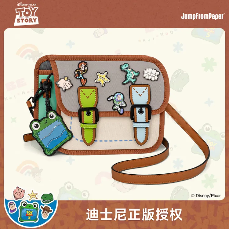 Jump From Paper迪士尼玩具总动员点点邮差嘻嘻包正版生日礼物