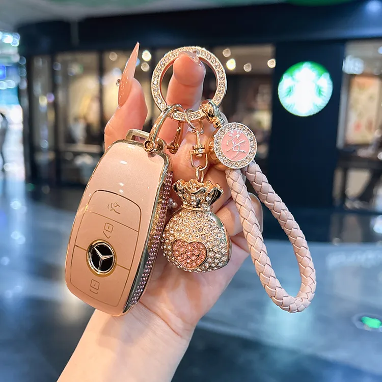 2023款奔驰c260l钥匙套22款新C级c200l扣C350eL迈巴赫S400L壳EQE