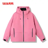 YAYA/鸭鸭运动户外时尚休闲男女同款保暖宽松羽绒服5W01S