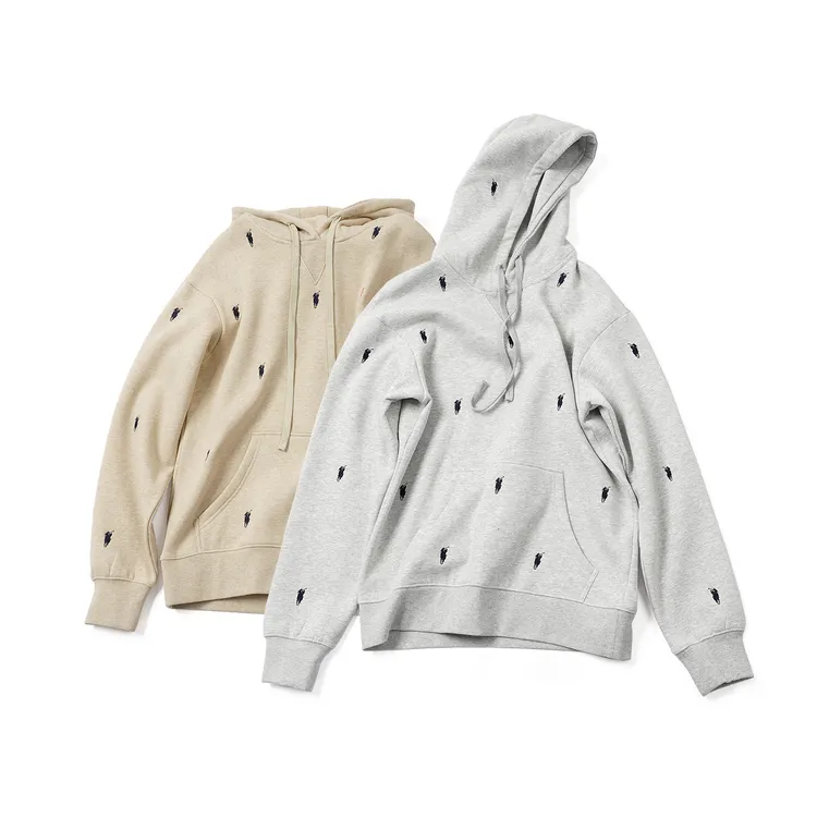 【绣花加厚绒连帽卫衣】ZYWY5A148