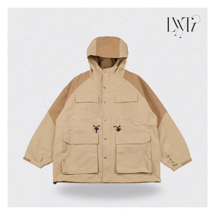 （冲锋衣）拼色户外功能性两件套鹅绒服