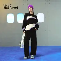 WildRooms可外穿休闲套头家居服睡衣套装半边绒宽松时尚秋冬
