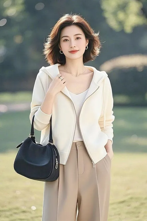 2025早春新款女装时髦洋气上衣独特漂亮小个子慵懒风卫衣外套