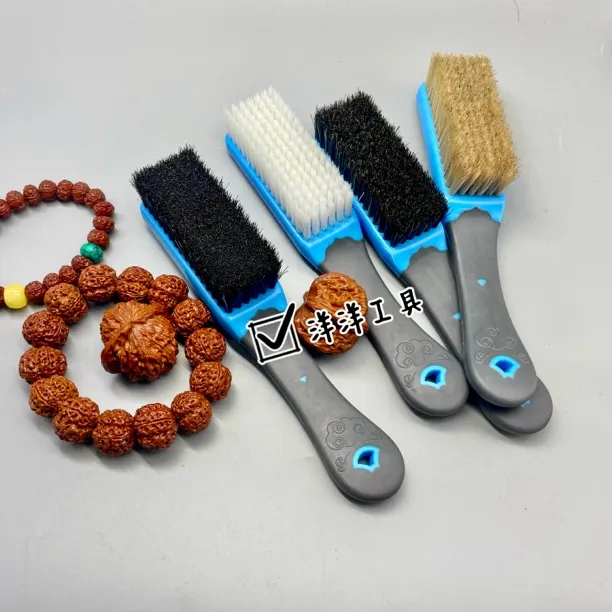 硬纳米文玩刷大祥云纳米猪鬃刷用于打底抛光清灰文玩清理上色工具