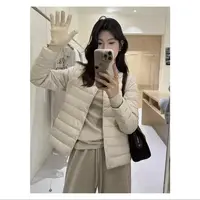  [♡赫南Heilan-]  轻薄羽绒服女短款圆领女式排骨马甲冬外套