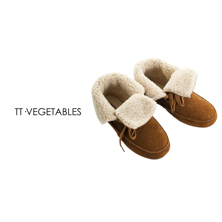 TT・VEGETABLES【序白】毛毛鞋时尚欧若假日风鞋子522623