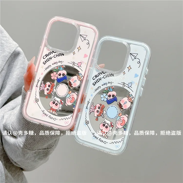 炫彩镜面适用苹果17/iPhone/华为荣耀/OPPO/小米手机壳pura70爆款