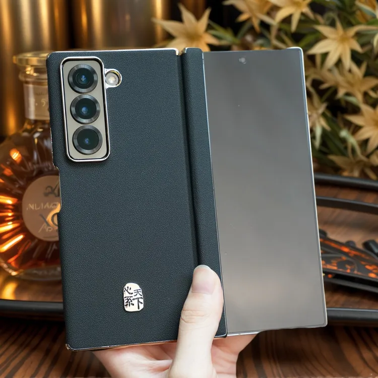 【新款双中轴保护】适用三星W25手机壳ZFold7商务心系天下标后壳
