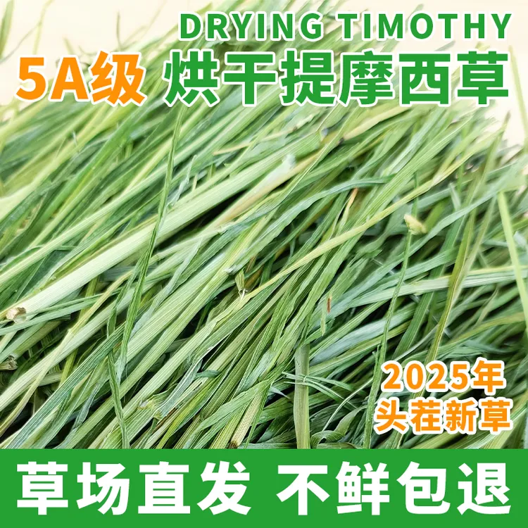 烘干提摩西草兔子食用牧草兔粮豚鼠龙猫干草段25年新草荷兰猪饲料