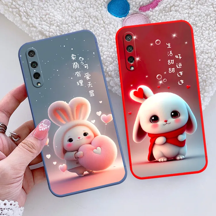 适用华为荣耀play3手机壳ASK-AL00x全包边防摔硅胶软壳新款卡通套