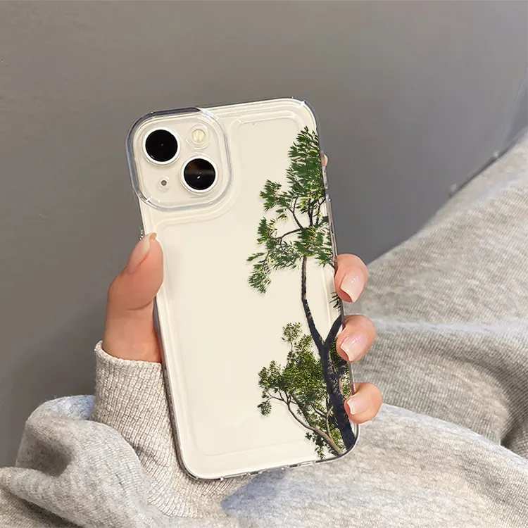 茂盛大树iPhone16手机壳15苹果14软13小米vivo华为适用创意简约潮