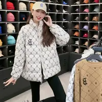 CLNKEL联名款满印老花时尚休闲情侣款厚款羽绒服 123 瑶瑶