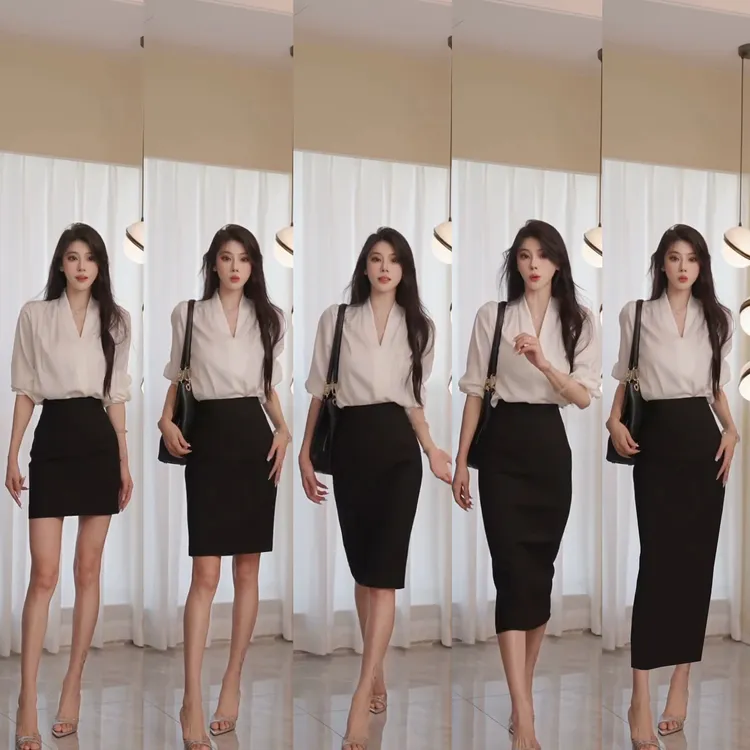 西装半身裙秋季2025新款显瘦包臀裙高档职场通勤裙子短裙中长裙