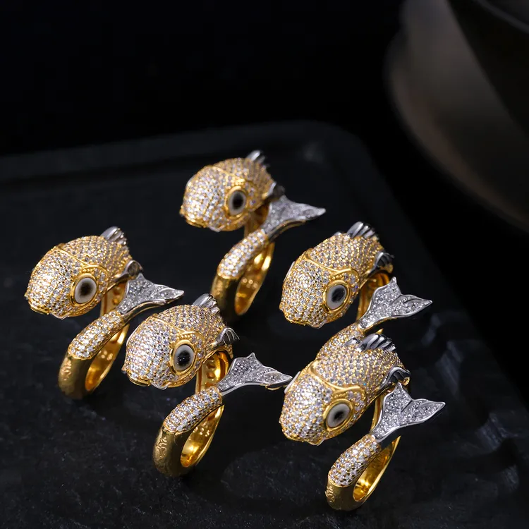 【思嘉】面包锦鲤·药师双板眼戒指（12月重工限定）|多样性发一BA0185