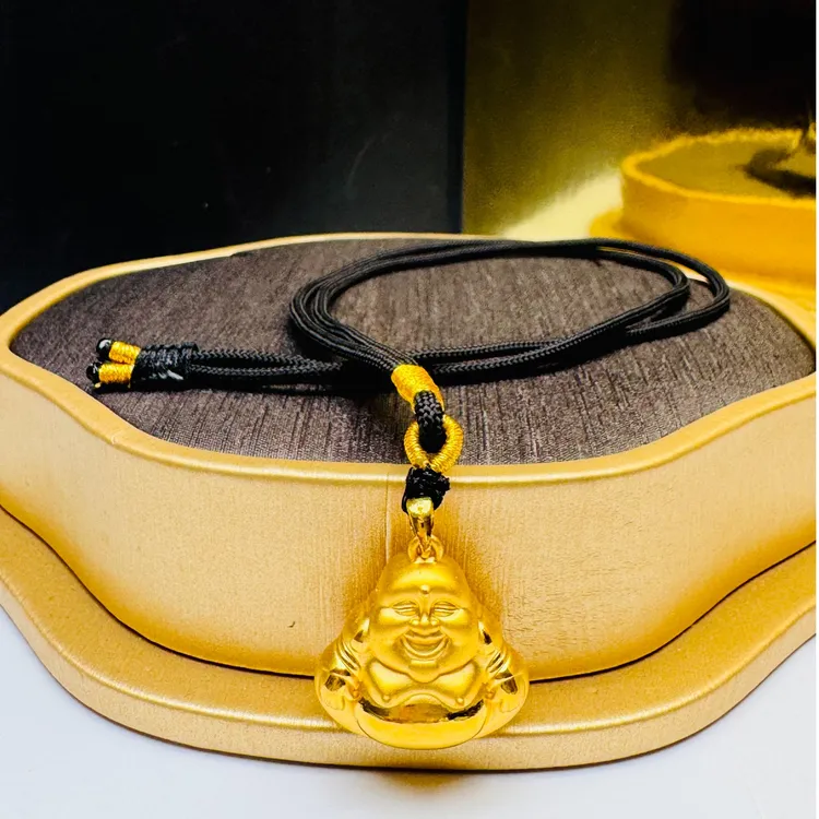 29#足金999  黄金弥勒佛双面弥勒佛