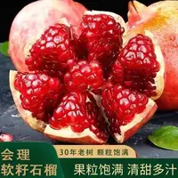 【家乡时光】正宗会理突尼斯软籽石榴爆甜多汁新鲜应季水果坏果包赔