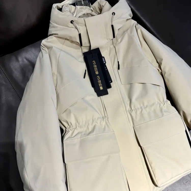 鹅绒服2025年新款冲锋衣修身防风保暖外套8607-2冲锋衣羽绒服1