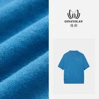 GINAYOLAN/瑾颜【夏季新品】时尚翻领精致针织套头