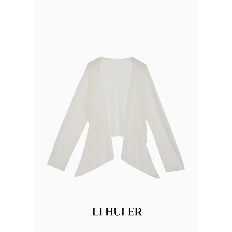 LiHuiEr李慧儿【迷雾森林】2025显瘦高级气质设计洋气长袖外披6631
