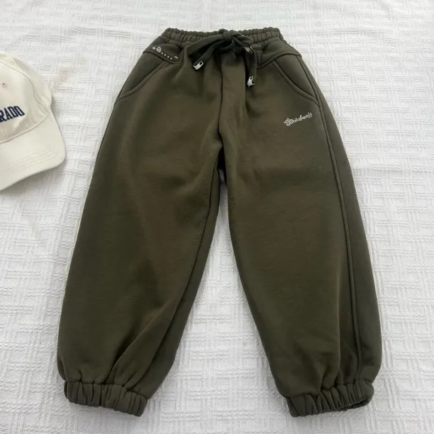 20508高端潮流时尚新品童装时尚加绒休闲裤B11-2-3