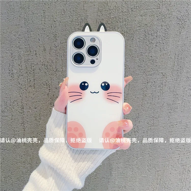 金属漆玻璃壳适用苹果16/iPhone/华为荣耀/OPPO/VIVO/小米/手机壳