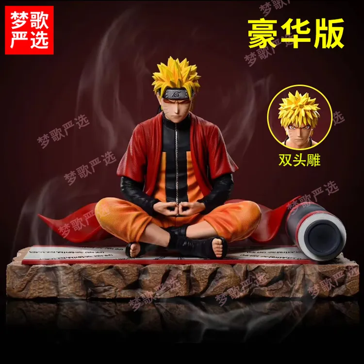 【豪华版】15cm打坐明人LF忍者分身明人全家桶动漫周边GK手办摆件