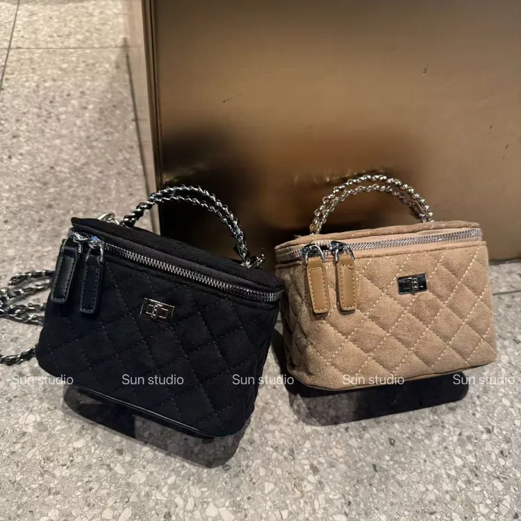 【Sun·studio】复古盒子包/菱格链条包百搭斜挎包质感手提包通勤