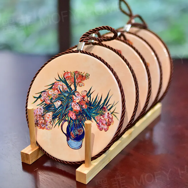 【霞姐姐专属】油画系列锅垫陶瓷碗垫砂锅垫家用隔热垫餐具垫餐垫