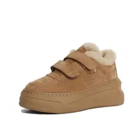 【敏敏】仓库现货！羊毛保暖魔术贴厚底休闲鞋~2439