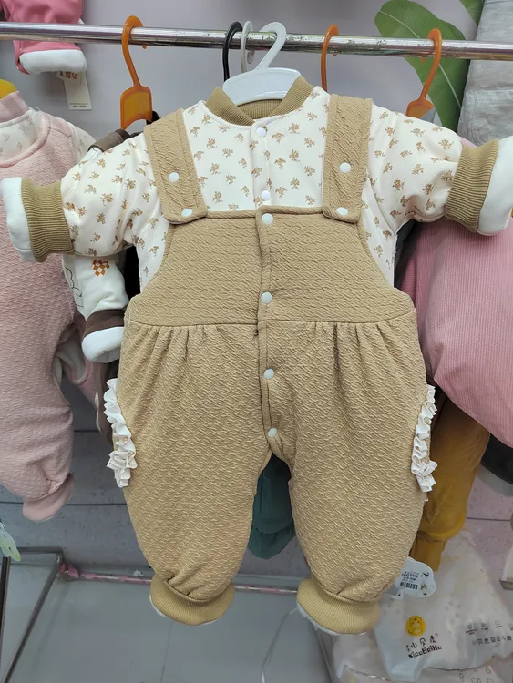 棉花加厚背带套（80-100）