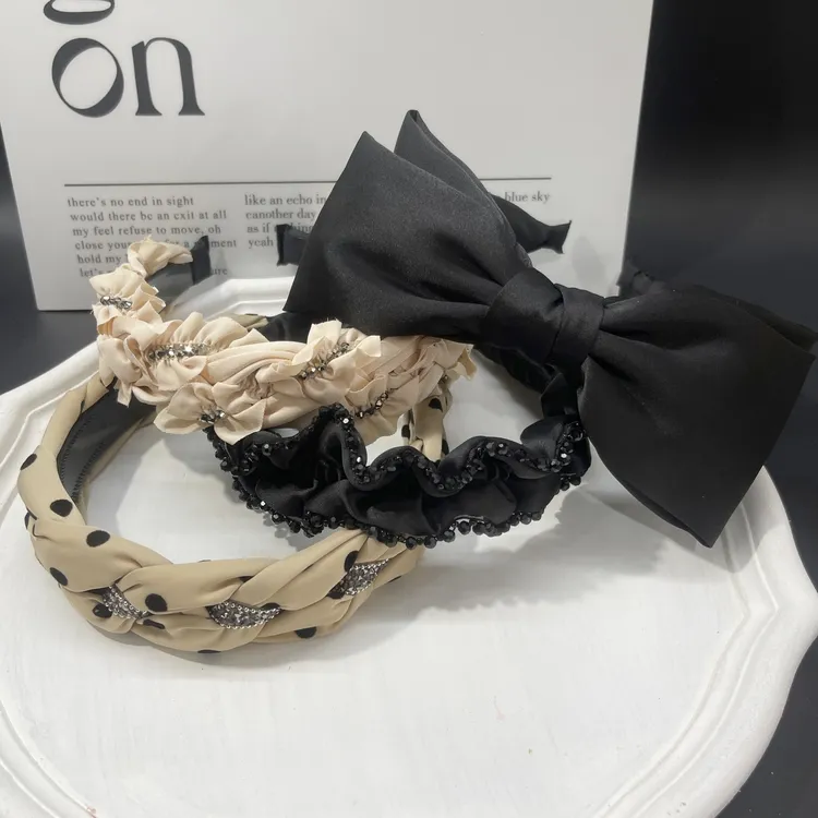 直播间孤品组合装4个 高颅顶发箍头箍发卡