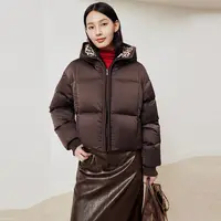 【王雪糕专属】两面穿宽松保暖短款羽绒服女Y129A
