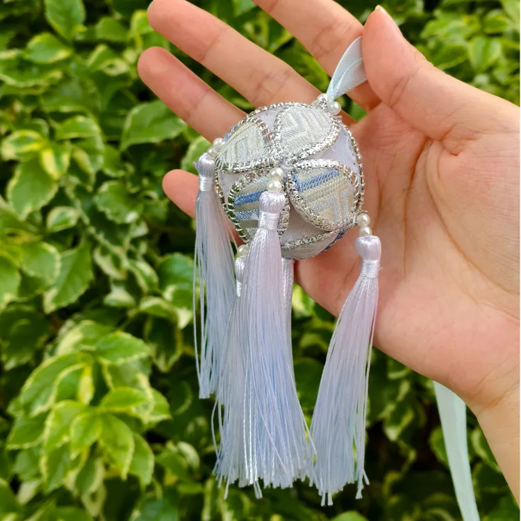 广西壮锦绣球 非遗手工乔迁新婚礼物伴手礼刺绣民族风4cm宝藏好物