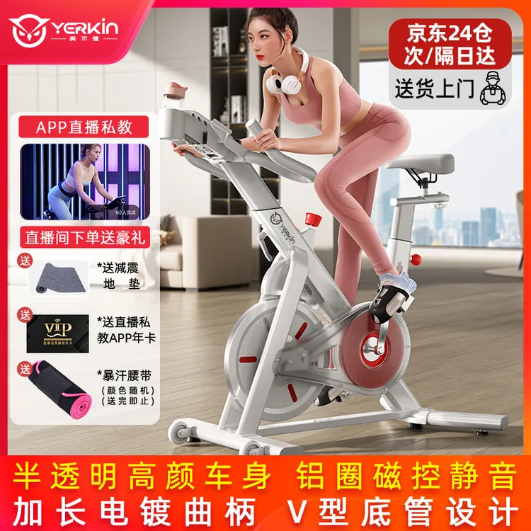 英尔健商用动感单车暴汗家用站立式磁控静音有氧运动减肥健身器材