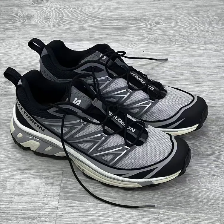 SALOMON萨洛蒙 XT-6网布防滑耐磨低帮跑步鞋男女同款合金灰416722