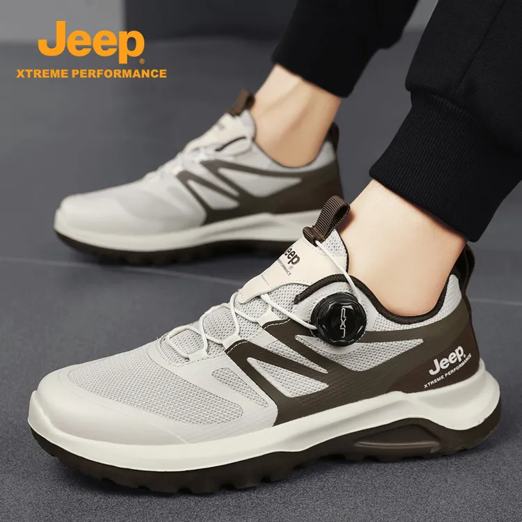 Jeep吉普男鞋春季新款时尚运动休闲鞋男士复古百搭软底舒适跑步鞋