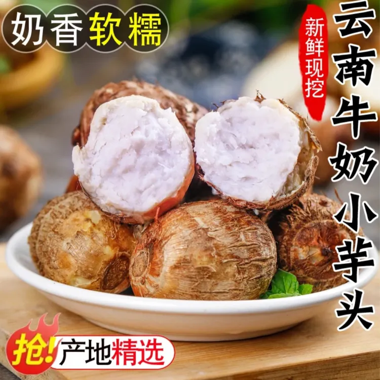 【牛奶芋头】云南2025新鲜牛奶小芋头现挖农家自种粉糯香芋南方蔬菜
