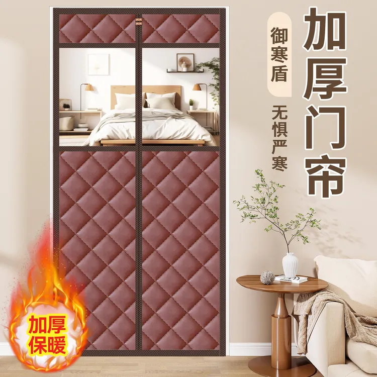 加厚棉门帘挡风防寒2025新款高档冬季家用保暖防风防冷气冬天农村商品图