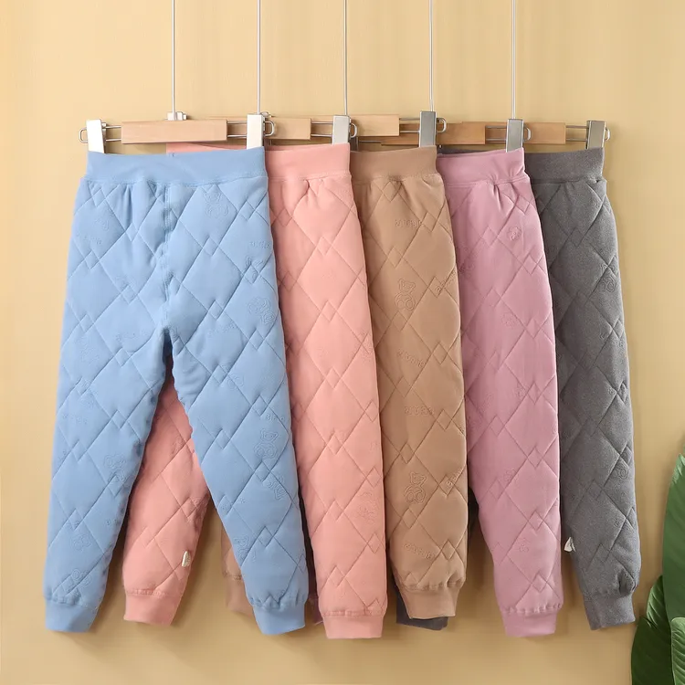 蚕丝羊毛加厚棉袄校服神器儿童保暖上衣秋冬三层夹棉内穿外套宝宝